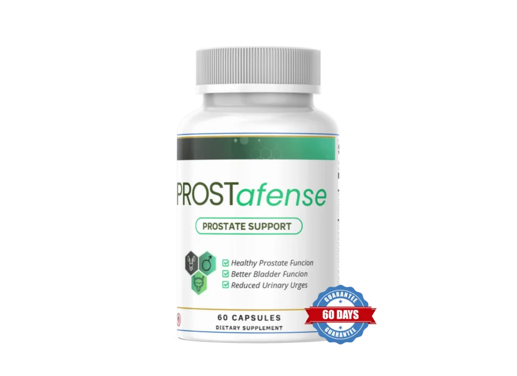 Single bottle of Prostafense for a 30-day trial of prostate health support.