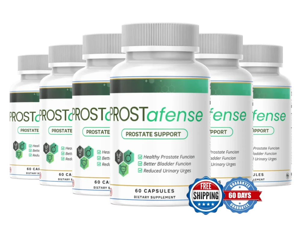 Discounted bundle of 6 Prostafense bottles for a 180-day supply.