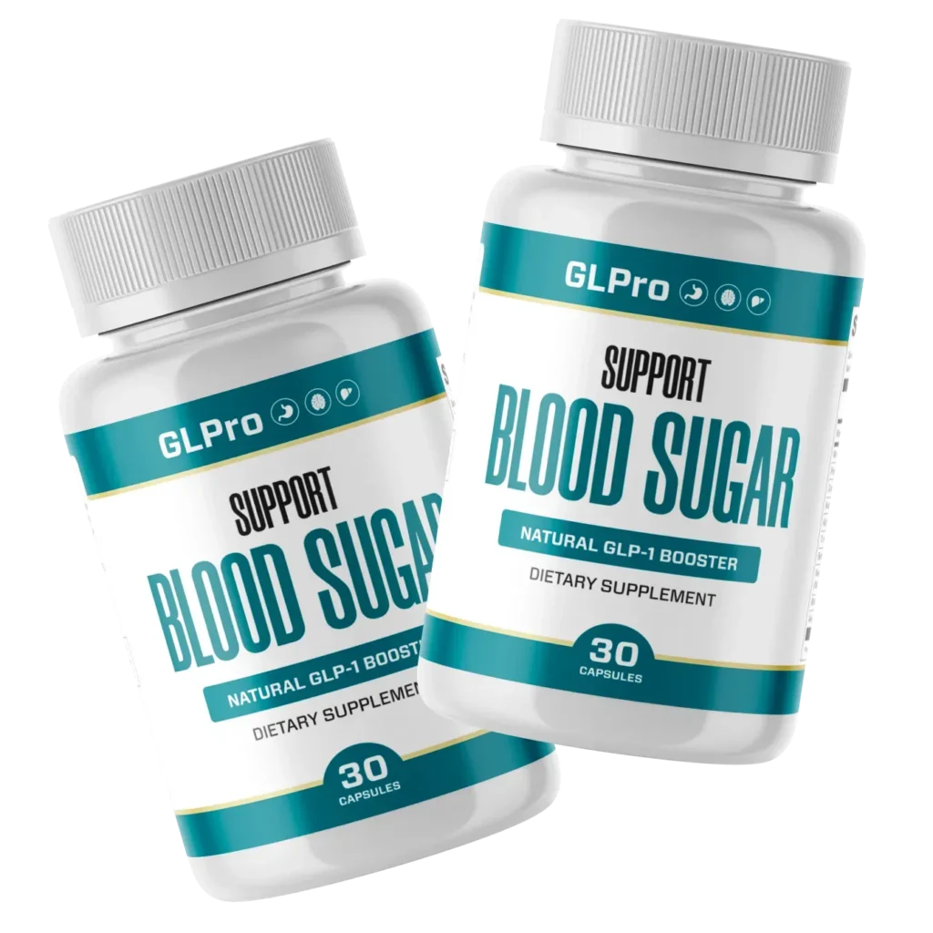 GLPro supplement "Try Two" starter kit featuring 2 bottles for a 30-day supply of blood sugar support.